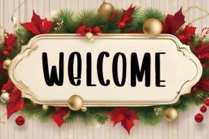 Alternative view of Merry Christmas Font