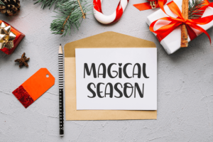 Alternative view of Merry Grinch Font