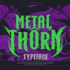 Metal Thorn Font