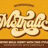 Methalic Font