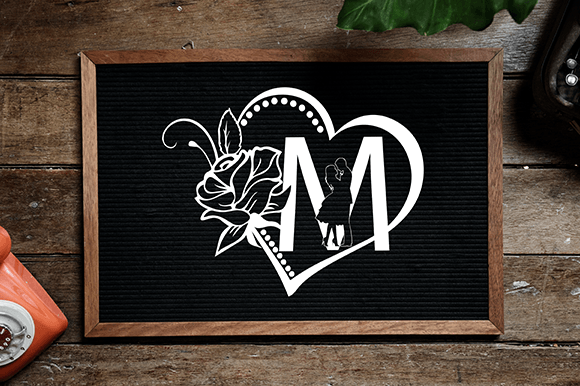Mi Amor Monogram Font - Image 4