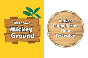 Alternative view of Mickey Ground Font