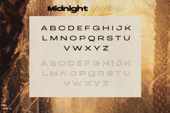 Midnight Motion Font - Image 3