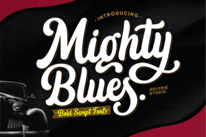 Mighty Blues Font