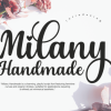 Milany Handmade Font