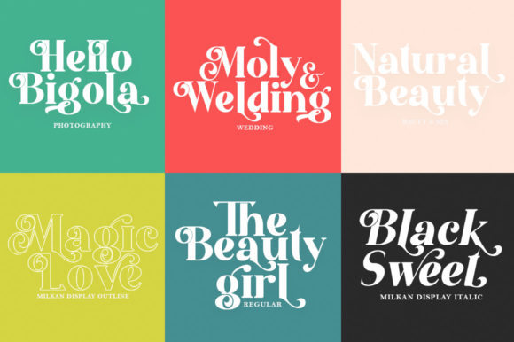 Milkan Display Font - Image 4