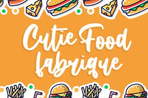 Alternative view of Milky Rainbow Font