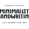 Minimalist Handwriting Font
