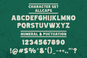 Alternative view of Minoria Font