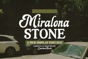 Miralona Stone Font