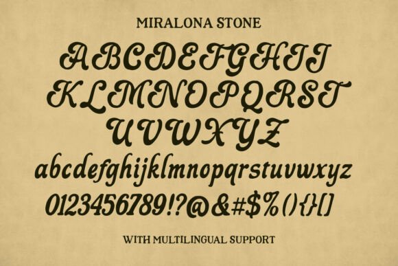 Miralona Stone Font - Image 6