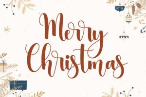 Alternative view of Mistletoe Font