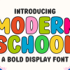 Modern School Font