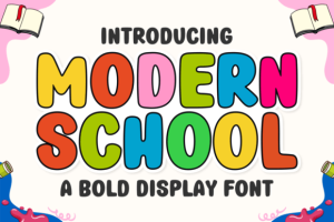 Modern School Font