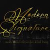 Modern Signature Font