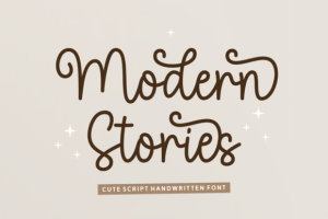 Modern Stories Font