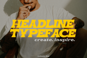 Alternative view of Molaste Font