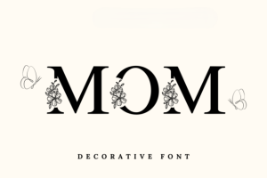 Mom Monogram Font