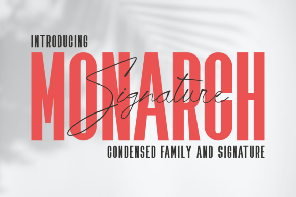 Monarch Signature Font