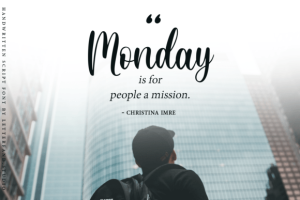 Alternative view of Monday Font