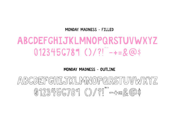 Monday Madness Font - Image 6