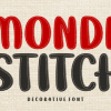 Monde Stitch Font