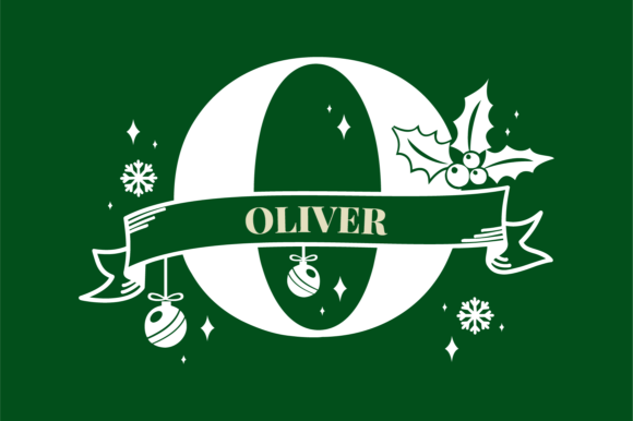 Monogram Christmas Font - Image 2