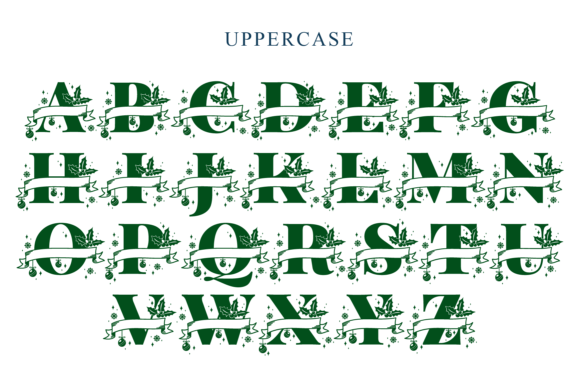 Monogram Christmas Font - Image 4