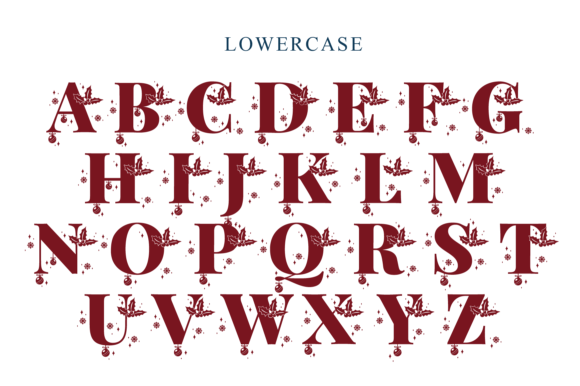 Monogram Christmas Font - Image 5