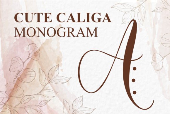 Monogram Cute Caliga Font