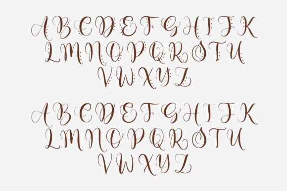 Monogram Cute Caliga Font - Image 3