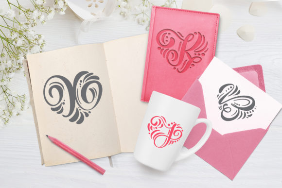 Monogram Valentine Font - Image 6