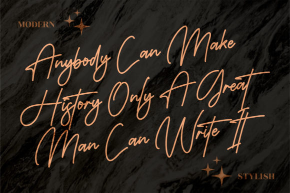 Monoline Signature Font - Image 8