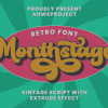 Monthstage Font