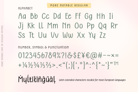 More Notable Font - Image 9