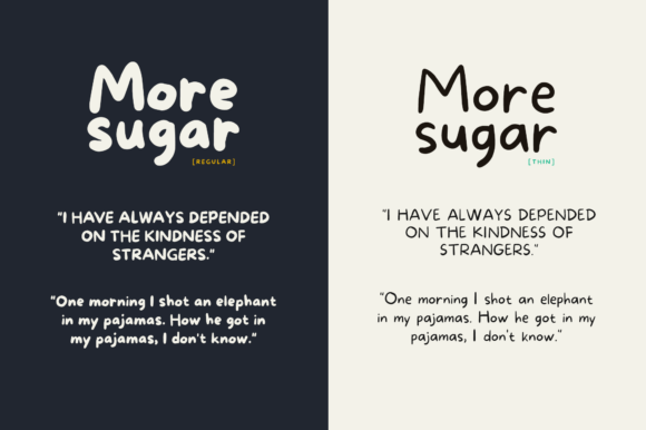 More Sugar Font - Image 4