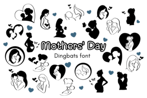 Mothers' Day Font