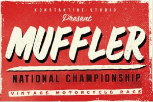 Muffler Font