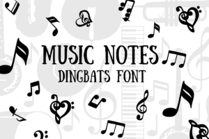 Music Notes Font