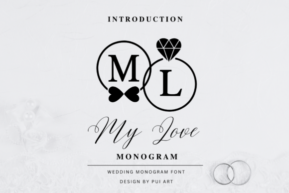 My Love Monogram Font