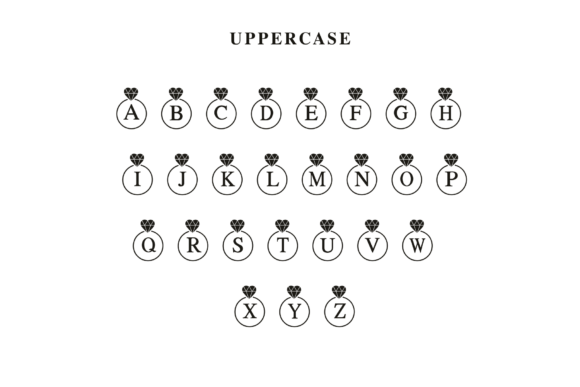 My Love Monogram Font - Image 6