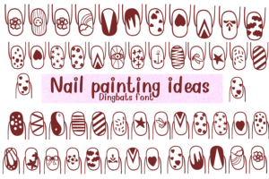 Nail Painting Ideas Font