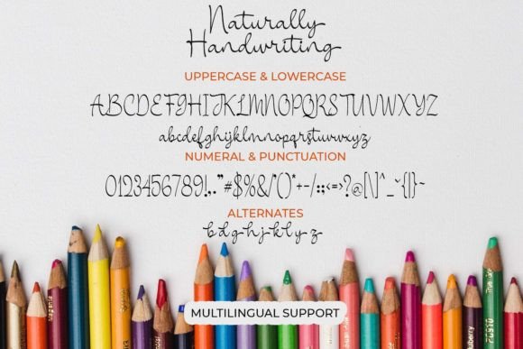 Naturally Handwriting Font - Image 7