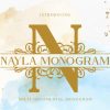 Nayla Monogram Font