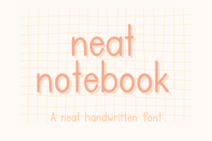Neat Notebook Font