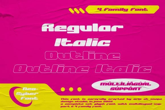 Neo Syber Font - Image 3