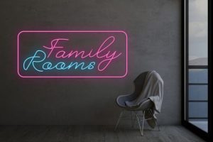 Alternative view of Neon Bines Font