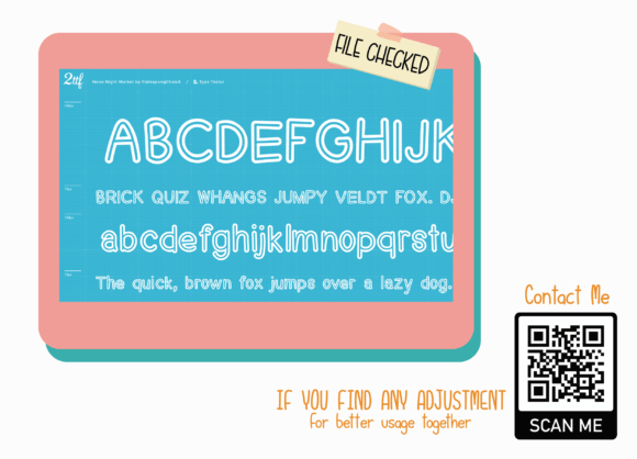 Neon Night Market Font - Image 4