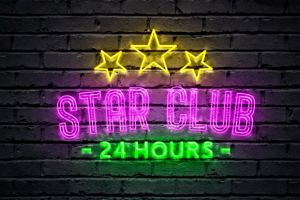 Alternative view of Neon Triper Font