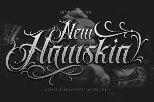 New Hawskin Font